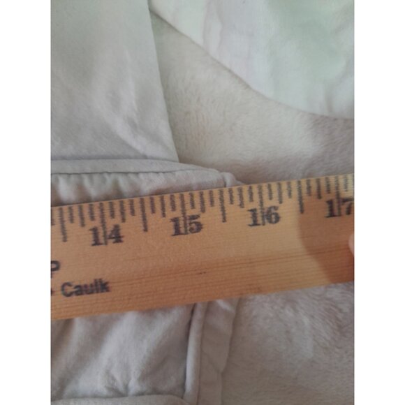 Womens Romantic Cotton Linen Tiered Cottagecore Maxi Dress Wedding Large White - Picture 7 of 9